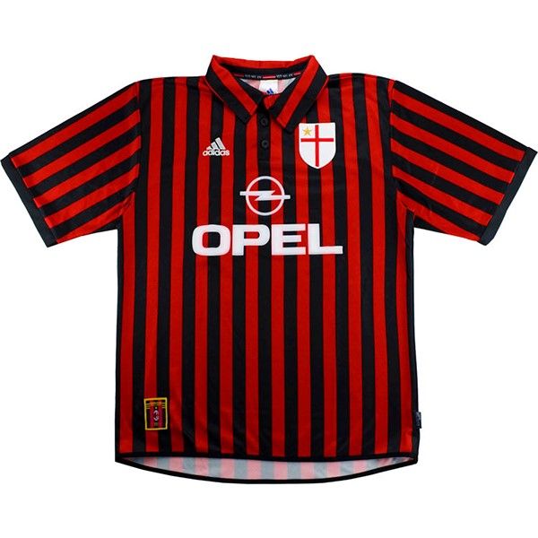 Thailandia Maglia AC Milan Prima Retro 1999-2000 Rosso